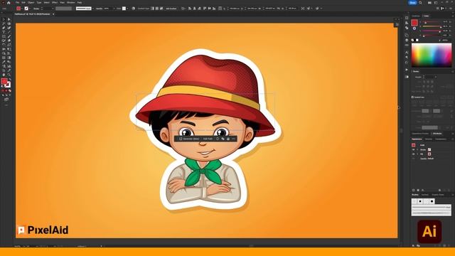 Add Halftone Effect in Illustrator #halftoneeffect смотреть онлайн