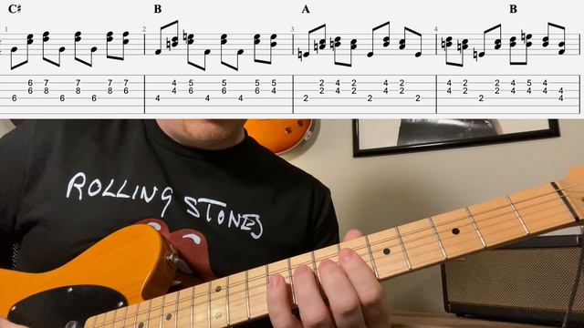 5 Rolling Stones Riffs w/TABS in Open G | Gimme Shelter | Brown Sugar | Start Me Up | How to Play смотреть онлайн