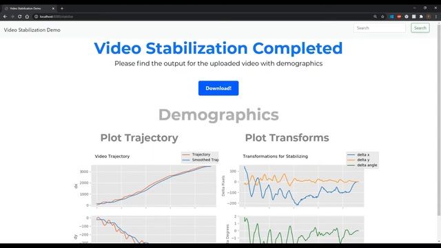 Python Flask Video Stabilization Using Open CV | Flask Web Application Demo смотреть онлайн