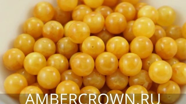 Янтарные формованные шары от 10 мм до 15 мм медового цвета смотреть онлайн