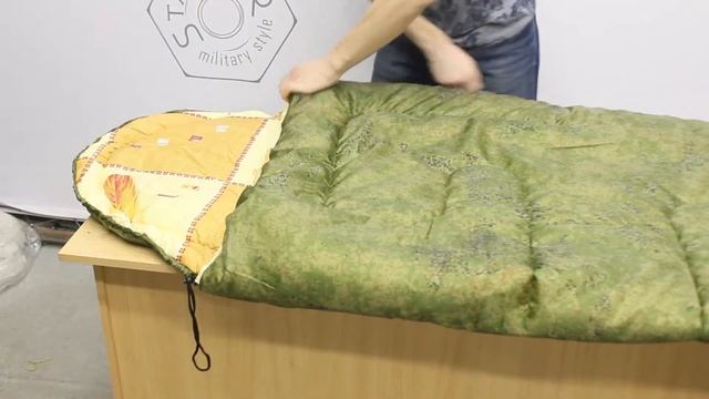 Спальник "Аляска" одеяло с подголовником (до -10˚С) смотреть онлайн