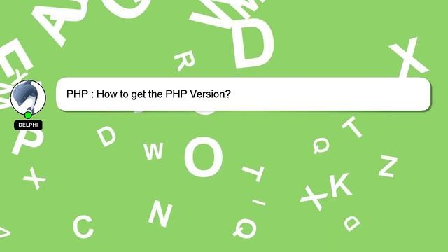 PHP : How to get the PHP Version? смотреть онлайн