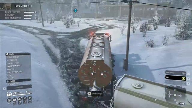 Snowrunner gameplay l Map of chernokamensk we carry fuel tank смотреть онлайн