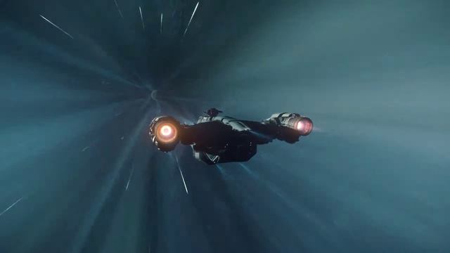 Star Citizen | A short Quantum Jump (Light Speed) in my ship смотреть онлайн