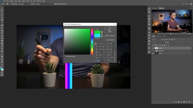 How to make a RAINBOW in Photoshop EASILY! (2 different methods) смотреть онлайн