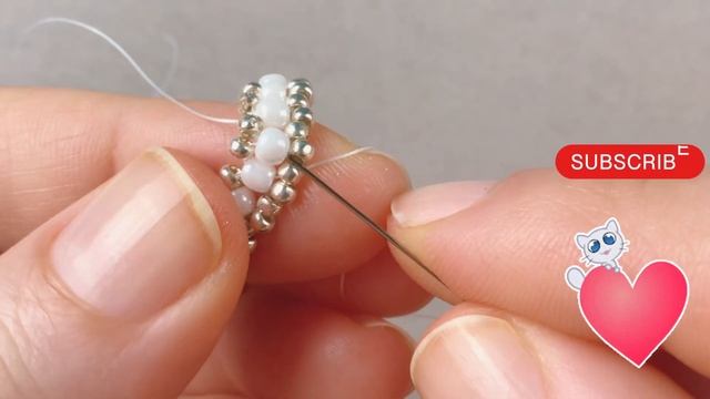 Crown Beaded Ring: Seed Bead Crown Ring Tutorial смотреть онлайн