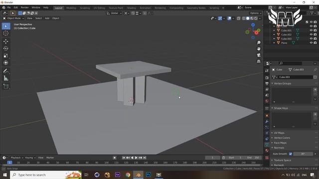 How to Use Shade Smooth AND Create Procedural Texture in BLENDER / BLENDER TUTORIAL смотреть онлайн