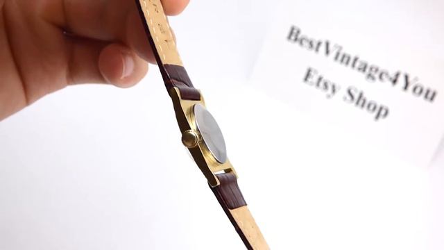 Hands-on Video Review Of Chaika Unique Art Deco Gold Plated Ladies Soviet Watch From 60s