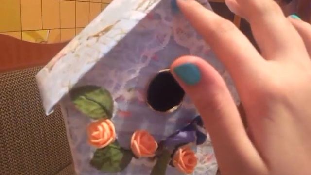 Скворечник в технике скрапбукинг смотреть онлайн