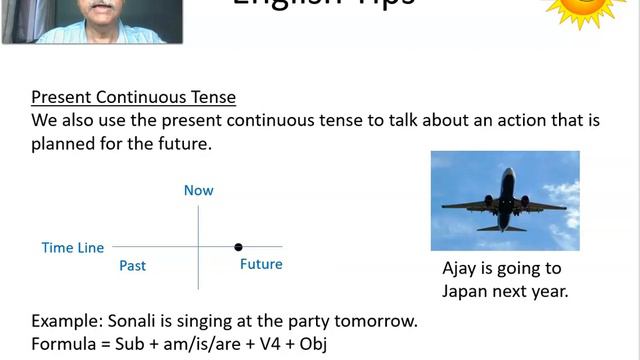 English Tips - Present Continuous Tense смотреть онлайн