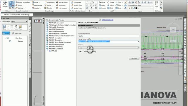 Maa-ameti avaliku WMS teenuse kasutamine AutoCAD Map 3D ja Civil 3D tarkvaras смотреть онлайн