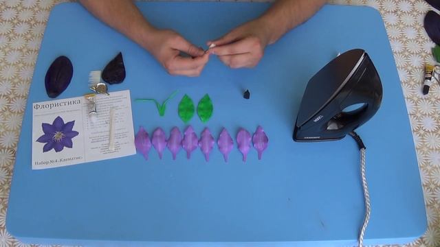 Клематис мастер класс, Фоамиран цветы, Мастер класс из фоамирана Foam Flouwers