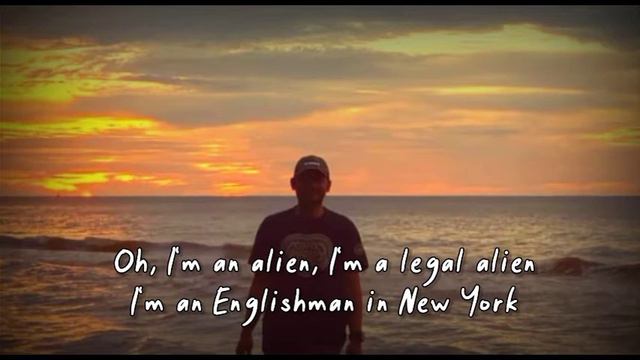 English Man In New York (Lyrics) смотреть онлайн