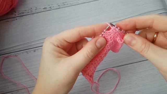 Узор "Рельефные клеточки". Раппорт 3 петли и 4 ряда - очень просто. смотреть онлайн