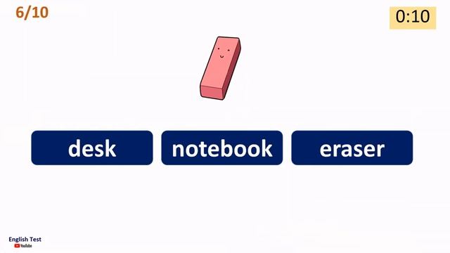 Classroom Objects Vocabulary Quiz for Kids смотреть онлайн