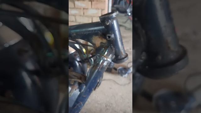 устранение люфта передней колонки, сварка передней части рамы. смотреть онлайн