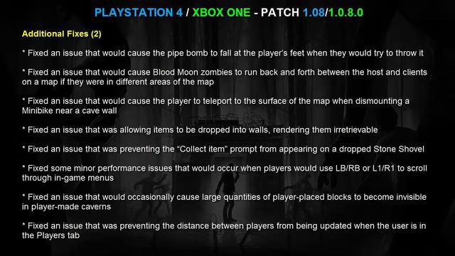 7 Days to Die | 📢 Patch v1.08 Journal, Sorting, Dynamic Blood Moon & More (Dec. 13, 2016) PS4/XB1 смотреть онлайн