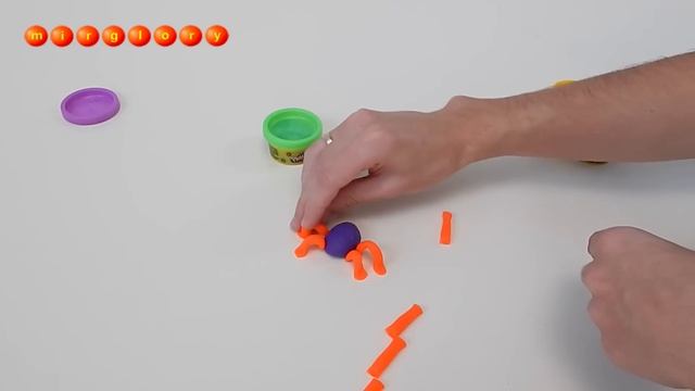 Паук из Play Doh - Обучающее видео для детей mirglory смотреть онлайн