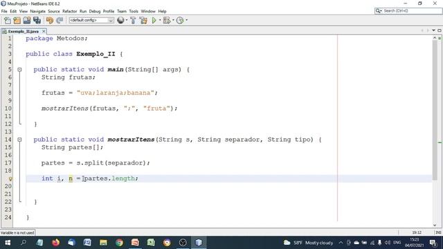 [Java] Métodos - Strings (método 'split'): Separando partes de um texto смотреть онлайн