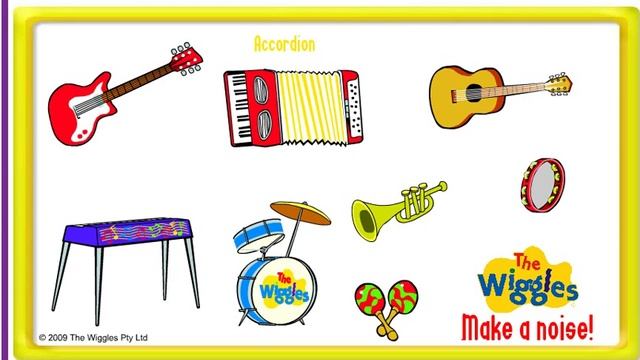 THE WIGGLES MUSICAL INSTURMENTS MAKE A NOISE GAME WALKTHROUGH KIDS WIGGLY BAND MUSIC SONGS смотреть онлайн
