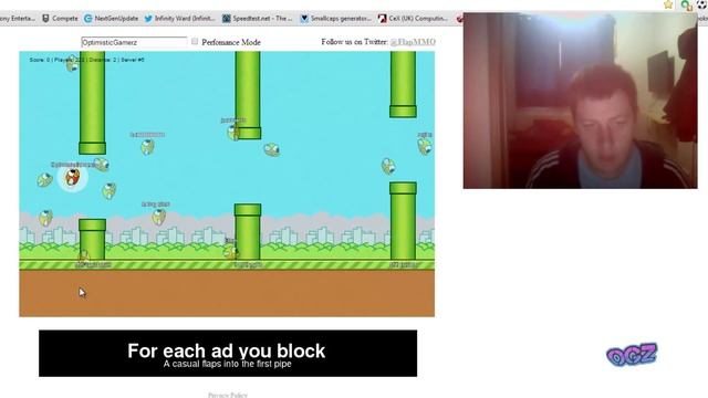 Let's Play Flappy Bird | MultiPlayer | FlappyMMO| смотреть онлайн