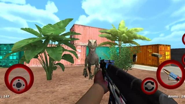 Dinosaur Hunter Games 2021 - Dino Bloody Island Android Gameplay. смотреть онлайн