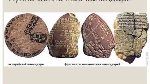 Урок 7  Календарь  История создания календаря