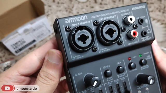 AMMOON AGM02 - BEST BUDGET USB Audio Interface/Mixer for Home Recording Studio ♪ | Unboxing & Revie смотреть онлайн
