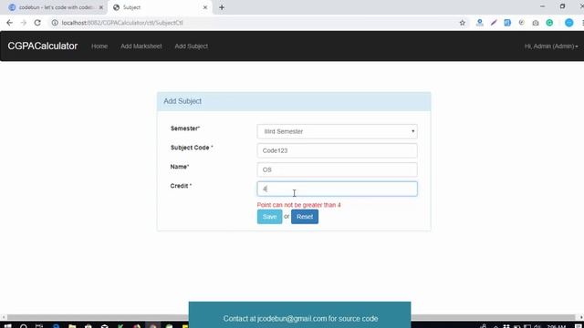 CGPA Calculator project in Java with source code and project report || Marksheet смотреть онлайн