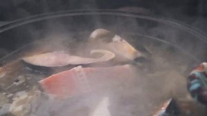 Уха / НАСТОЯЩАЯ РУССКАЯ УХА в казане на костре