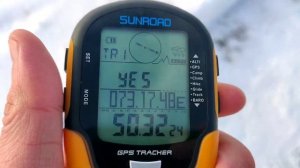 Как же сохранить координаты на SUNROAD FR-510???