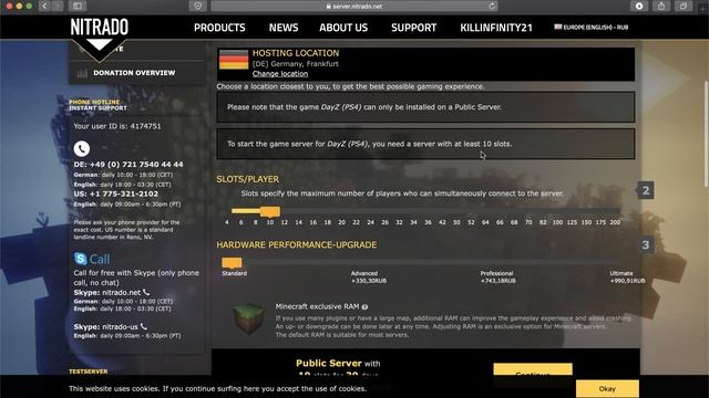 Как создать игровой сервер DAYZ для PS4 смотреть онлайн