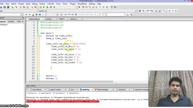 mktime() : 'C' Function Explained смотреть онлайн