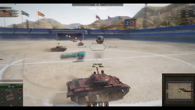 World of Tanks Бурундук играет в футбол смотреть онлайн