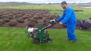 Снятие дерна. Дернорез Ryan Jr. Sod Cutter