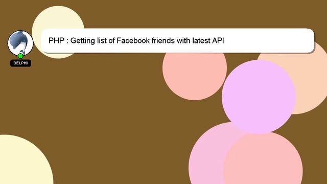 PHP : Getting list of Facebook friends with latest API смотреть онлайн