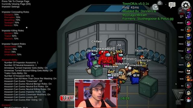 THE CURIOUS CASE OF THE MISSING BODY! (Among Us x Town of Salem) смотреть онлайн
