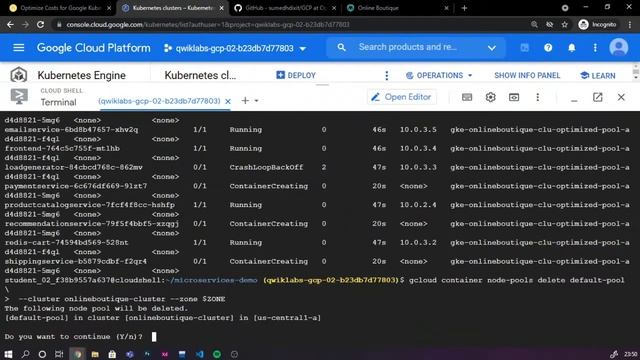 Optimize Costs for Google Kubernetes Engine : Challenge Lab | GSP 343 | Qwiklabs | GCP | смотреть онлайн