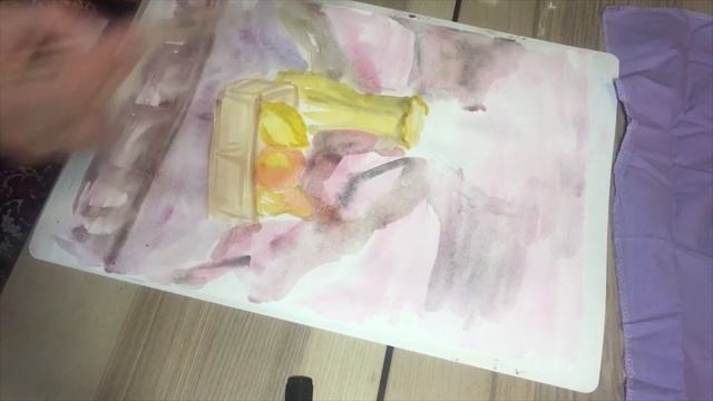Рисуем натюрморт акварелью смотреть онлайн