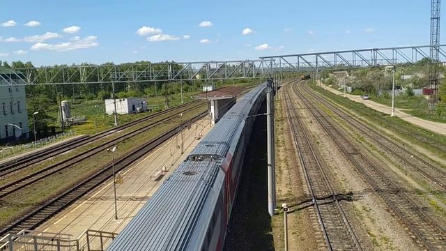 "По 3 главному" Электровоз ЭП20-058 с поездом №104 Москва - Адлер смотреть онлайн