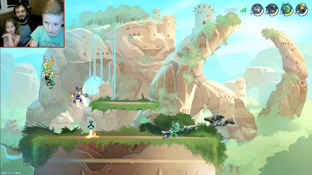 Brawlhalla Gameplay #2 - ХРАБРАЯ ЖЕСТОКАЯ ДЕВОЧКА HATTORI | #Steam #IMac #Игры смотреть онлайн