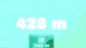 Size from 0 to Absolute Infinity meters, but in 128x speed