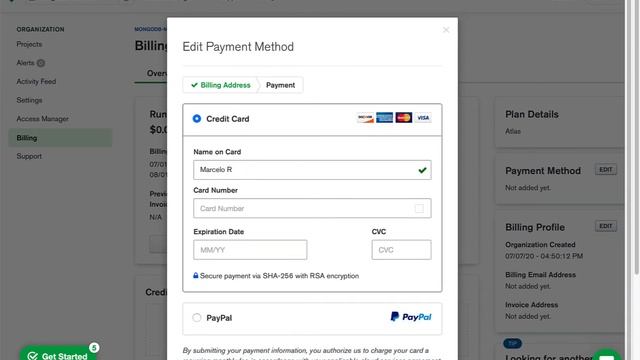 MongoDB Atlas - How to add credit card смотреть онлайн