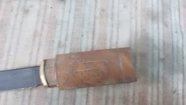 Рабочий нож с дамасской стали смотреть онлайн