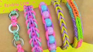 Красивые браслеты из резинок