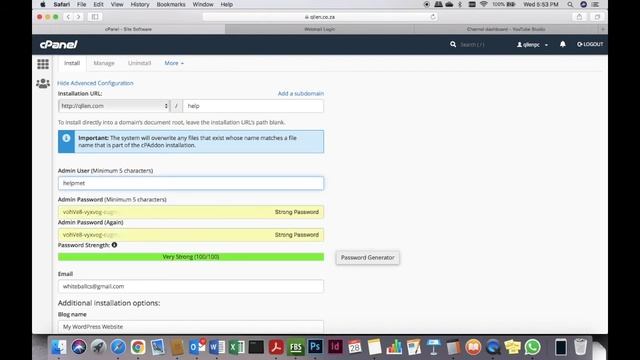 HOW TO ADD AND INSTALL WORDPRESS CMS IN CPANEL смотреть онлайн