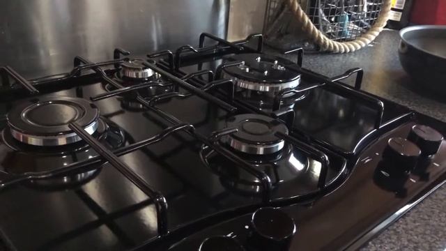 Hotpoint PCN642T/H 59cm Gas Hob - Black смотреть онлайн