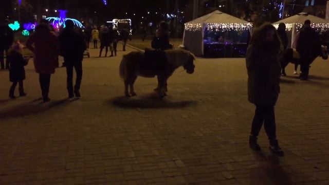 Донецк сегодня. Площадь Ленина. Главная ЁЛКА. смотреть онлайн