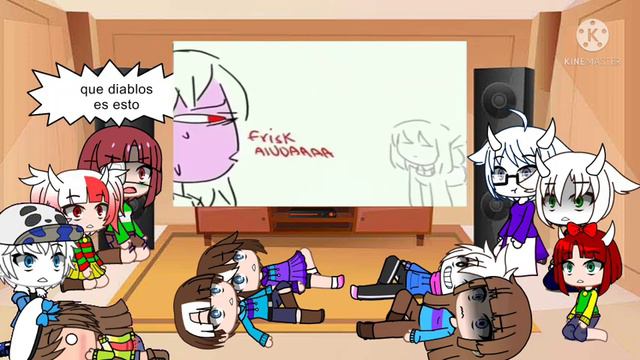 Lovedtale Reacciona A Chans #2 (+chara Y Sans De Mi Au) :D