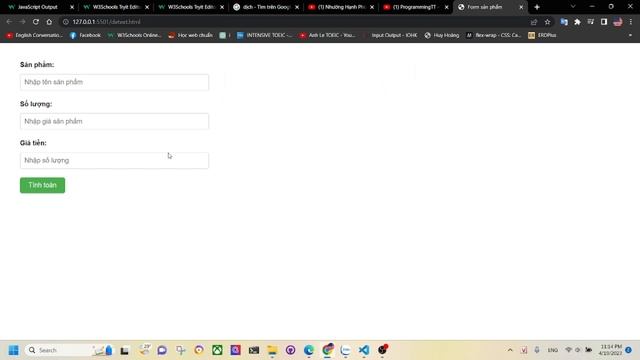 cách làm một cái form tính toán đơn giản bằng html css js смотреть онлайн
